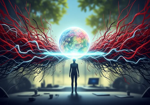 Person taking control, understanding anger patterns