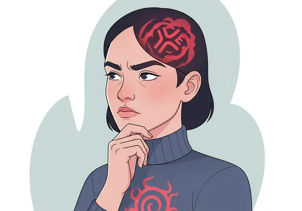 感覺煩躁且內心隱藏著情緒的人