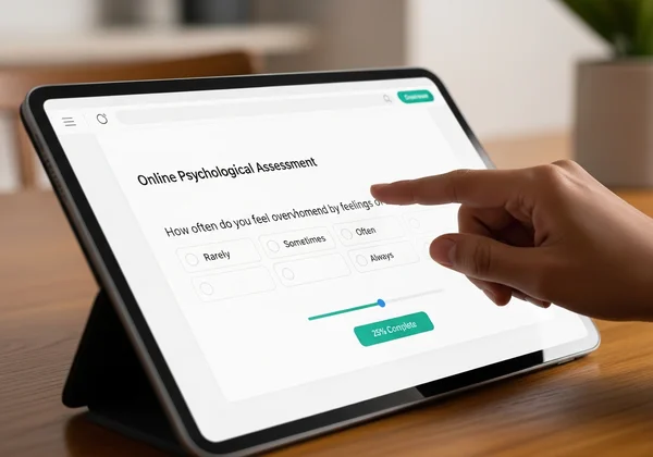 用戶正在進行線上憤怒評估測試